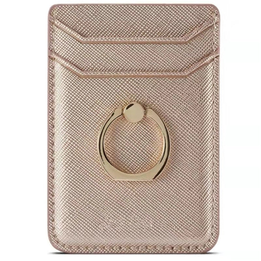 Card Holder with Metal Ring Phone Stand