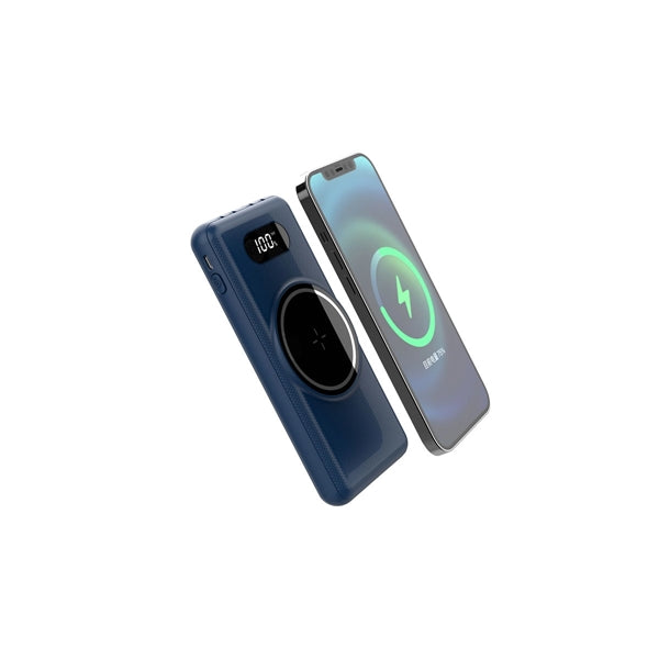 Qi Wireless Charger Built in Cables Power Bank 10000mah