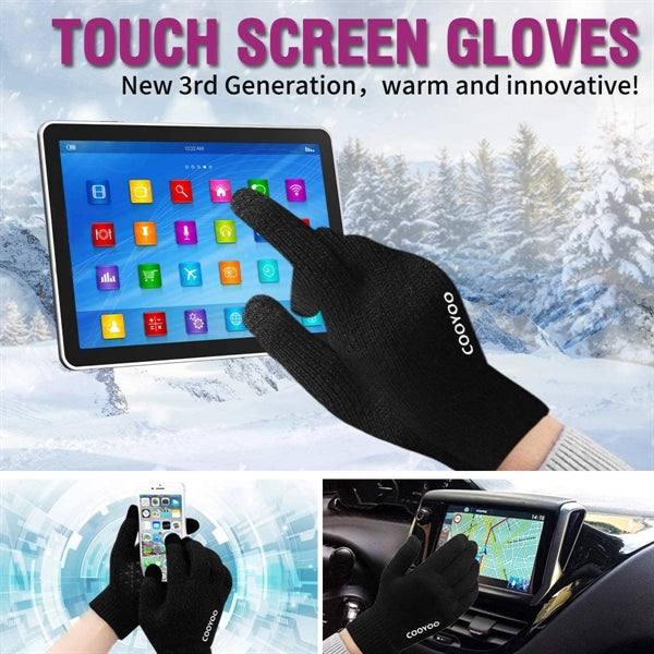 Touch Screen Texting Warm Gloves for Men Women