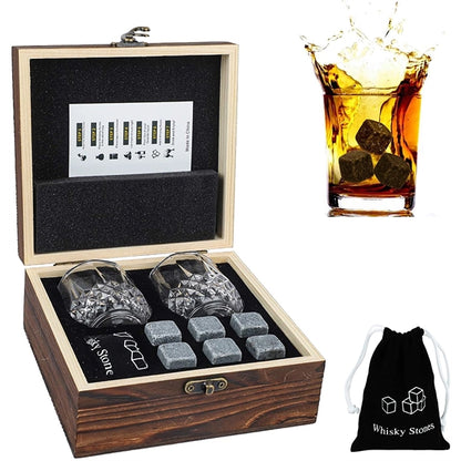 Wine Rocks Box Gift Set