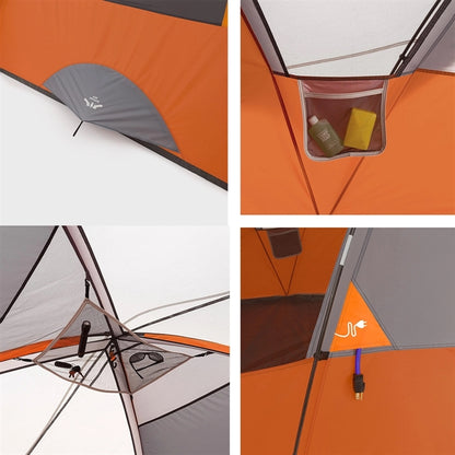 9 Person Extended Dome Tent