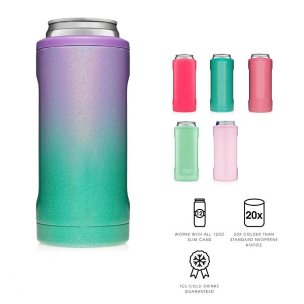 Double-walled Stainless Steel  Cooler for 12 Oz Slim Cans