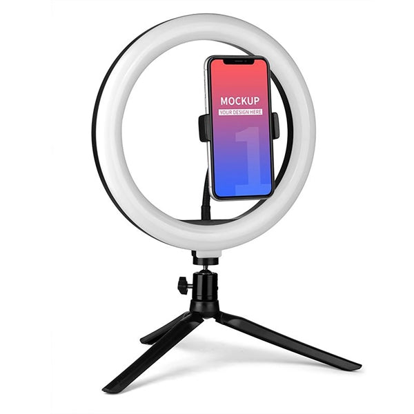 10"LED Ring Light With Tripod Stand Phone Holder