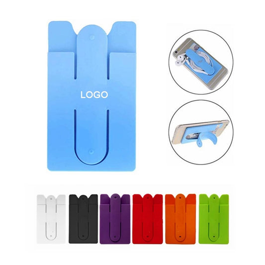 Silicone Phone Wallet With Stand