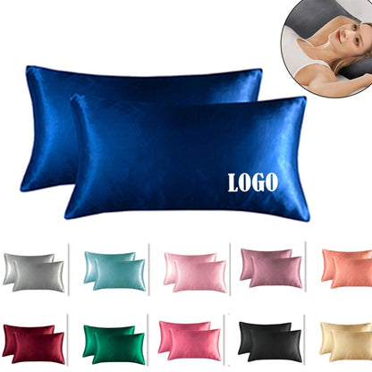 Soft Satin Pillowcase set 20''x 30"/ 2PCS