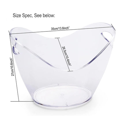 Acrylic Champagne Wine Ice Bucket