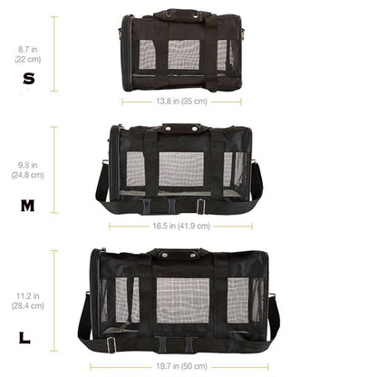 Basics Soft-Sided Mesh Pet Travel Carrier