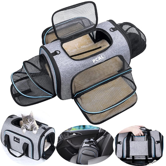 4 Sides Expandable Pet Carrier
