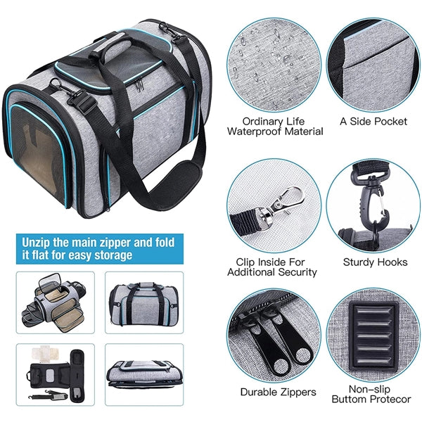 4 Sides Expandable Pet Carrier