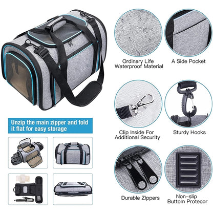4 Sides Expandable Pet Carrier