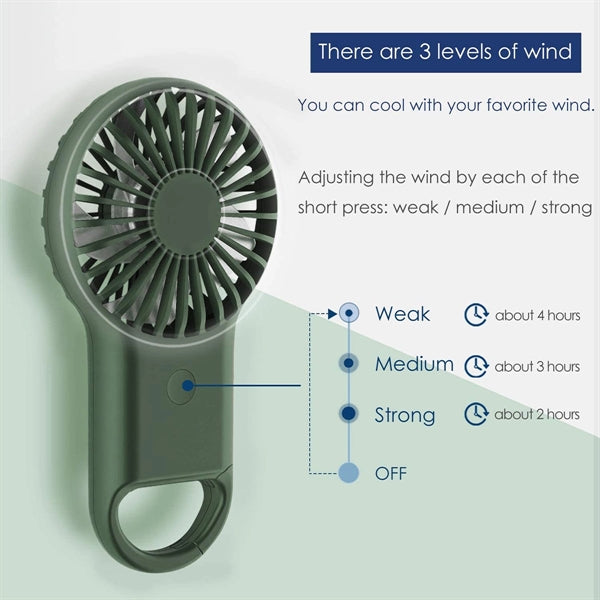 Carabiner Keychain Fan