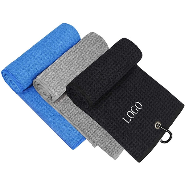 400GMS Golf  Microfiber Waffle Pattern Towels