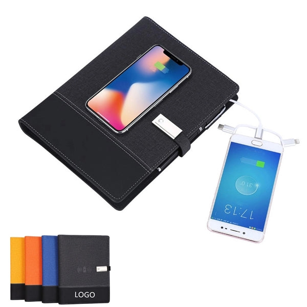 Multi-Function Wireless Charging Notebook