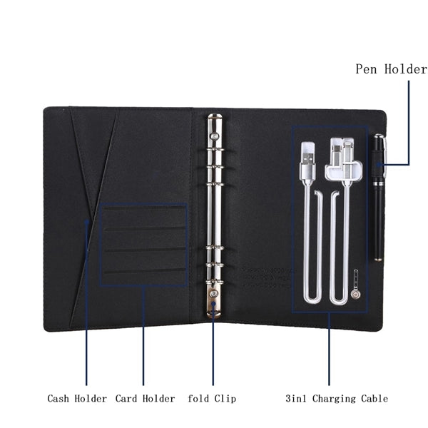 Multi-Function Wireless Charging Notebook