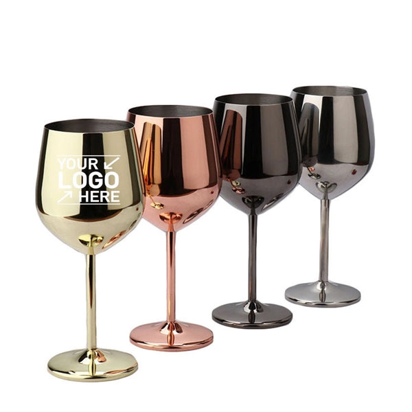 Stainless Steel Wine Glasse  17Oz