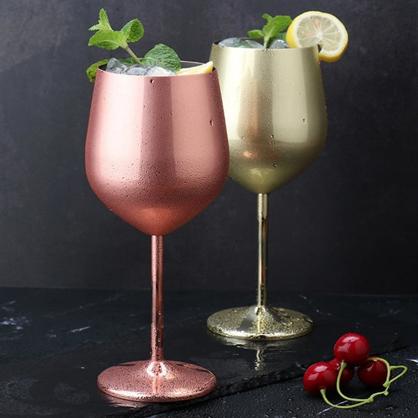 Stainless Steel Wine Glasse  17Oz