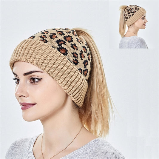 Women Beanie Ponytail Hat