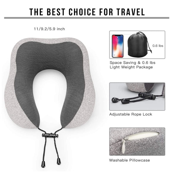 Memory Foam Airplane Travel Kit