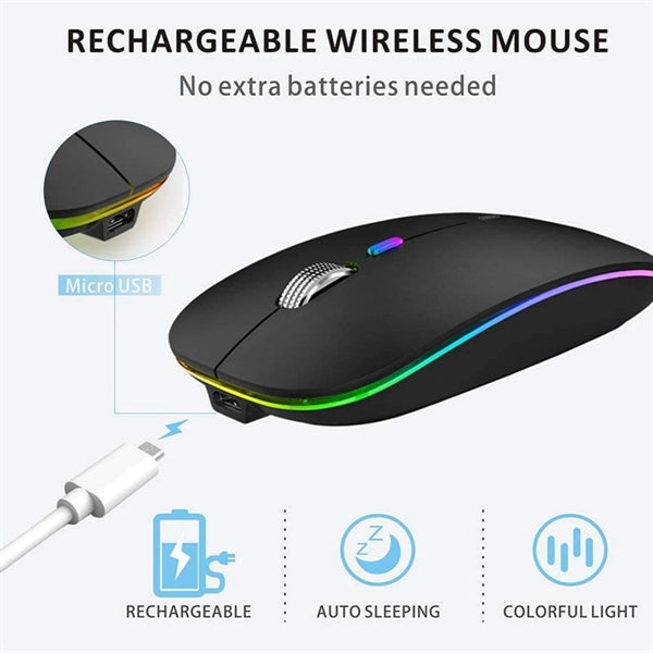Rechargeable Wireless Silent Mouse