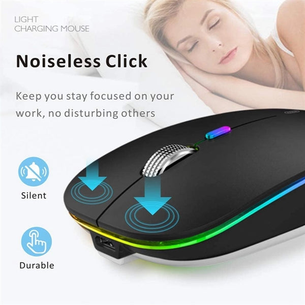 Rechargeable Wireless Silent Mouse
