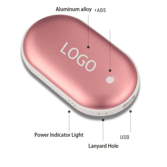 Oval Power Bank With Hand Warmer 2400mAh
