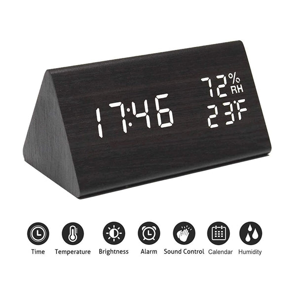 Wooden Alarm Clock