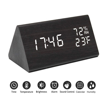 Wooden Alarm Clock