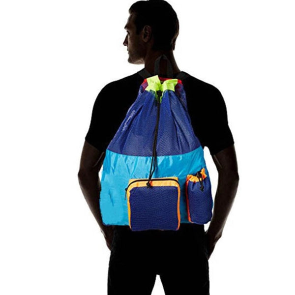 Waterproof Drawstring Backpack for Wet Swimming Gear.