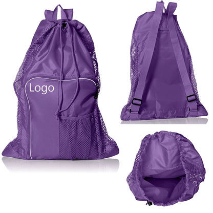 Mesh Equipment Backpack Bag for Sports & Gym