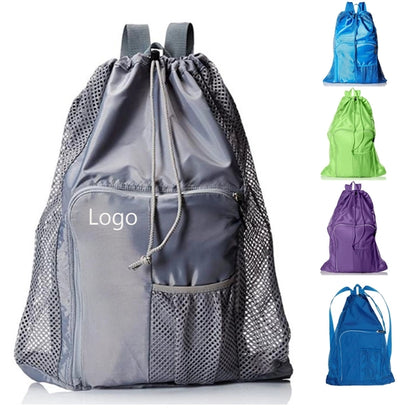 Mesh Equipment Backpack Bag for Sports & Gym