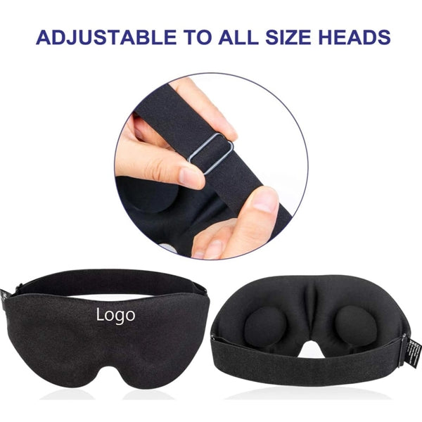 3D Contoured Sleeping Mask Blindfold
