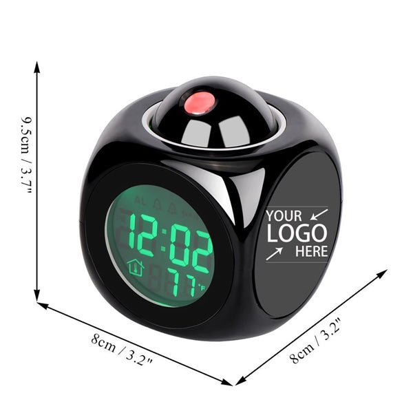 LED Projection Alarm Clock