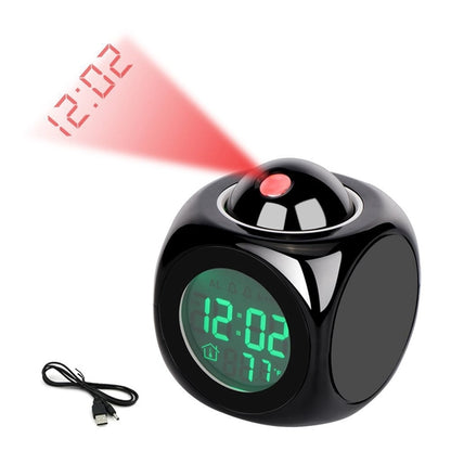 LED Projection Alarm Clock