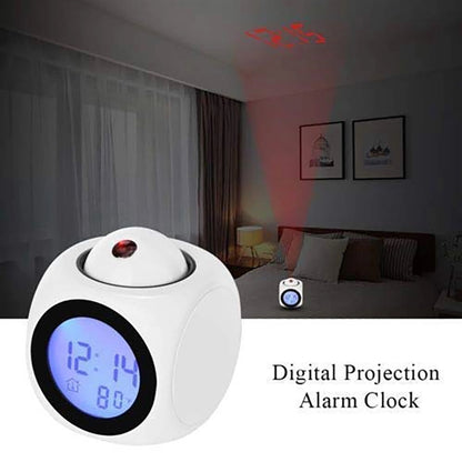 LED Projection Alarm Clock