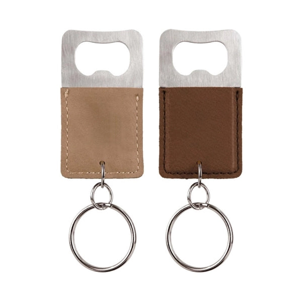 Bottle Opener with Leather Cover