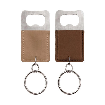 Bottle Opener with Leather Cover