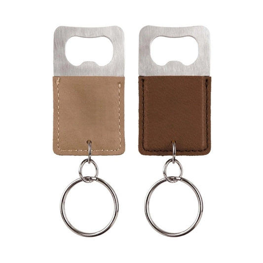 Bottle Opener with Leather Cover