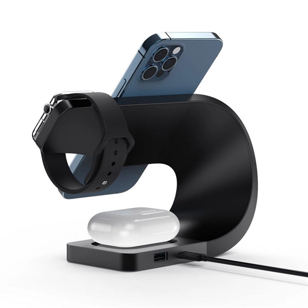 Magnetic 3 in 1 Qi Fast Wireless Charging Station