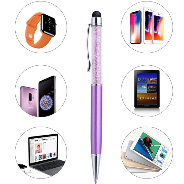 2 in 1 Crystal Stylus  Pen