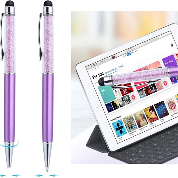 2 in 1 Crystal Stylus  Pen