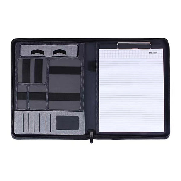 Multifunction Wired Charging Portfolio File Folder