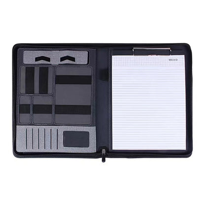 Multifunction Wired Charging Portfolio File Folder