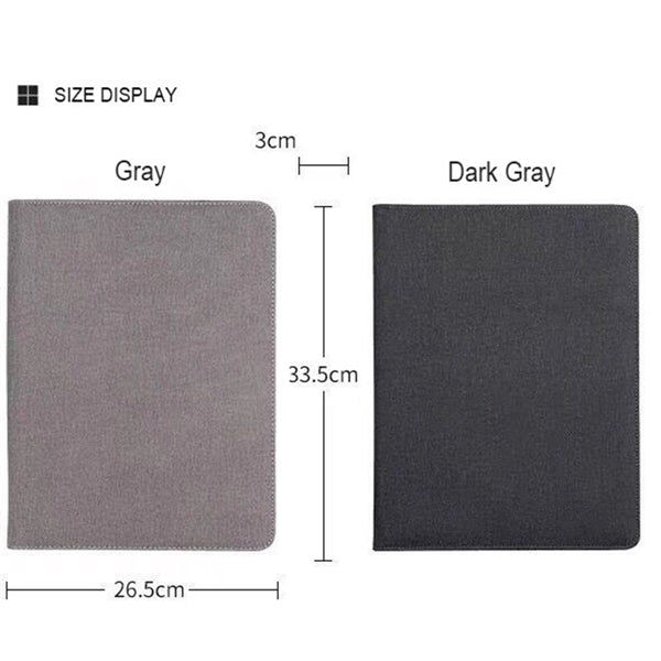 Multifunction Wired Charging Portfolio File Folder