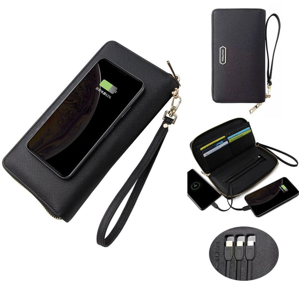 Multifunction Business Wallet With Wireless Charging