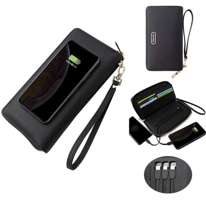 Multifunction Business Wallet With Wireless Charging