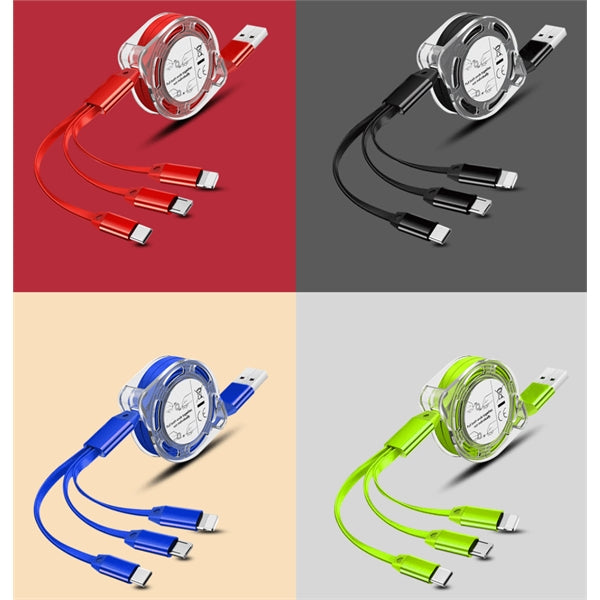 5Ft/1.5m Retractable Fast Charger Cord