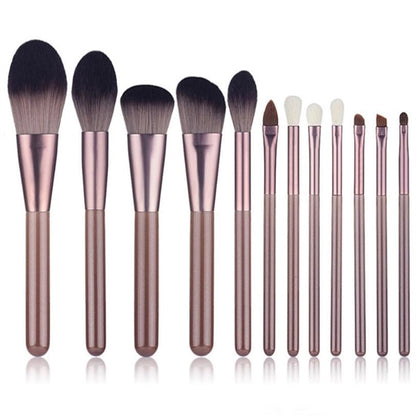 12 PCS Makeup Brush Full Set Beginner Beauty Tools