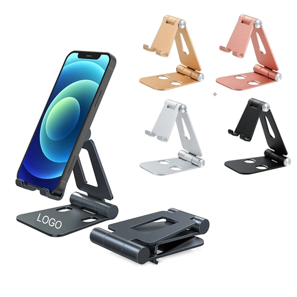 Fully Foldable, Adjustable Aluminum alloy Desktop Phone Hold