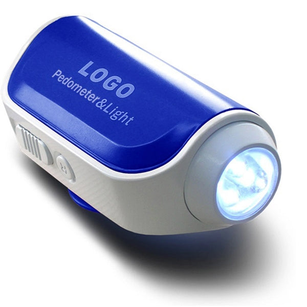 Pedometer with Flashlight and Siren
