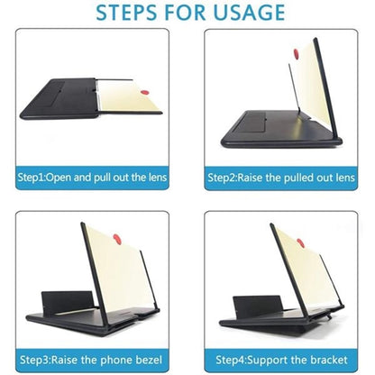 12'' 3D Phone Screen Amplifier